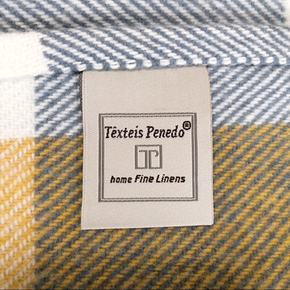 Texteis Penedo Fine Linen Bohemian Throw Blanket - Picture 11 of 12